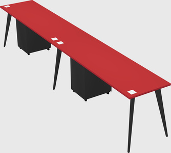 Bureau rectangulaire moderne