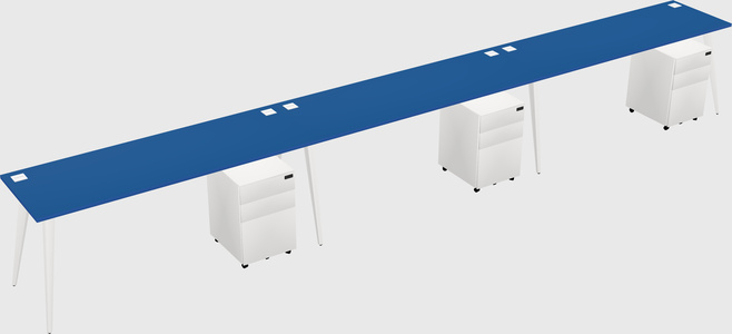 Modern rectangular office desk