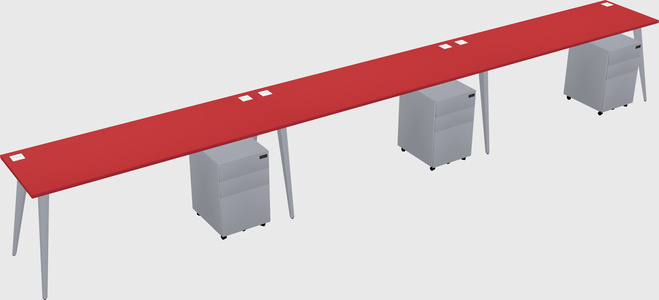 Modern rectangular office desk