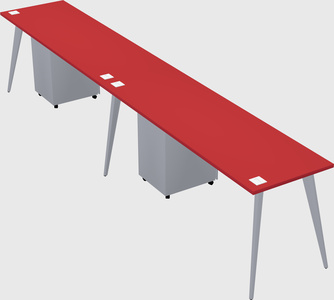 Bureau rectangulaire moderne