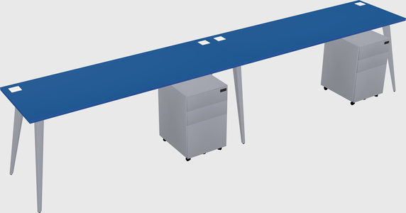 Bureau rectangulaire moderne