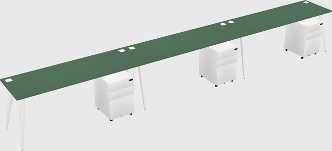 Modern rectangular office desk