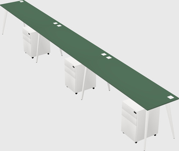 Modern rectangular office desk