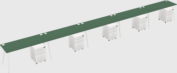 Modern rectangular office desk