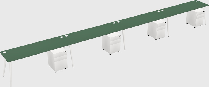 Modern rectangular office desk