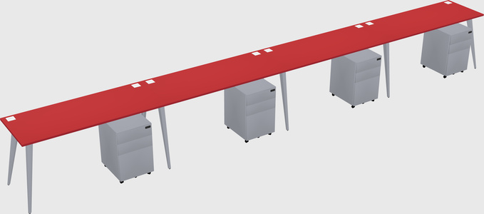 Modern rectangular office desk