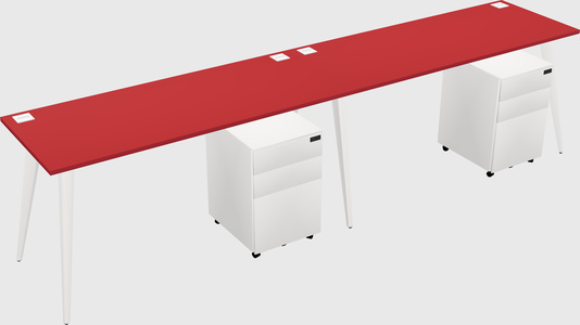 Modern rectangular office desk