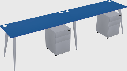Modern rectangular office desk