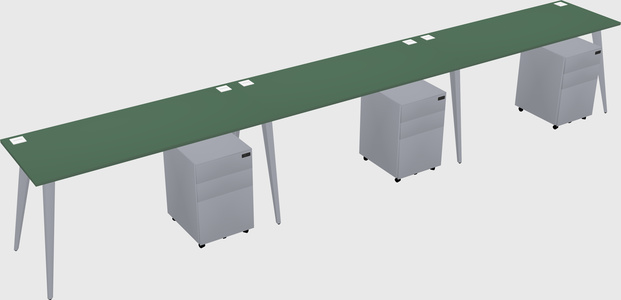 Modern rectangular office desk