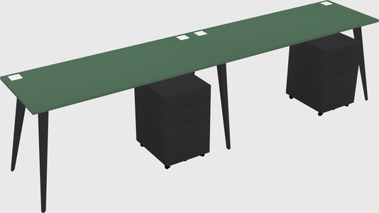Modern rectangular office desk