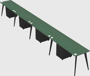 Modern rectangular office desk
