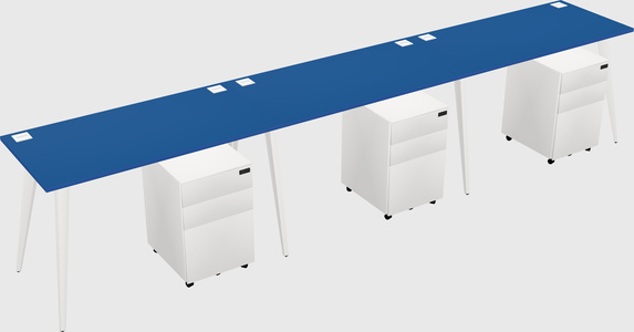 Modern rectangular office desk