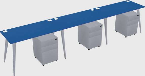 Modern rectangular office desk