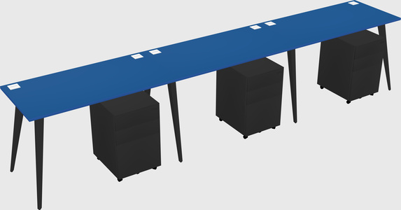 Modern rectangular office desk
