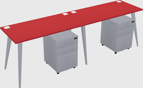 Bureau rectangulaire moderne