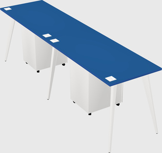 Bureau rectangulaire moderne