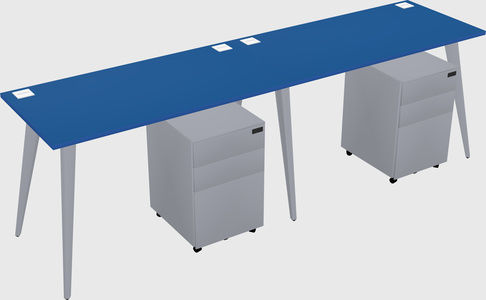 Modern rectangular office desk