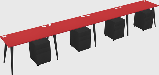 Modern rectangular office desk
