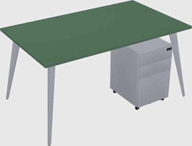 Bureau rectangulaire moderne