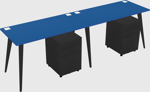 Modern rectangular office desk
