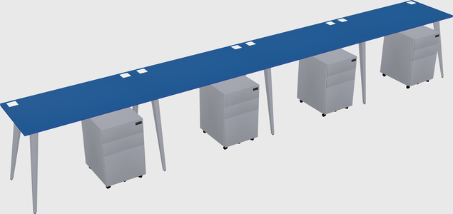 Modern rectangular office desk