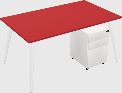 Bureau rectangulaire moderne