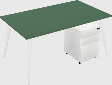 Modern rectangular office desk