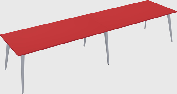 Bureau rectangulaire moderne