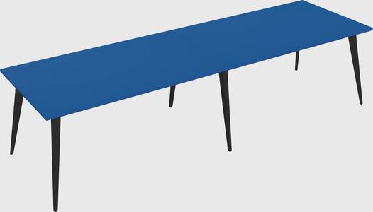 Bureau rectangulaire moderne