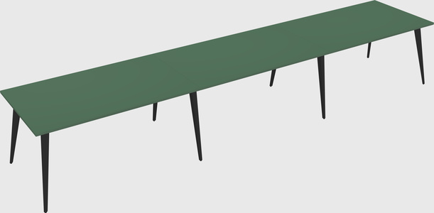 Bureau rectangulaire moderne
