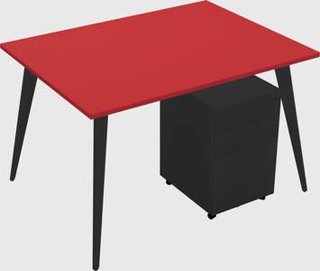 Modern rectangular office desk