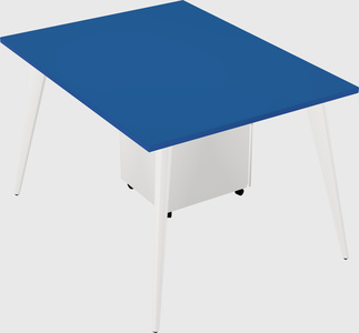 Modern rectangular office desk