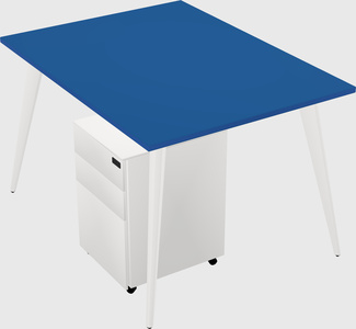 Modern rectangular office desk