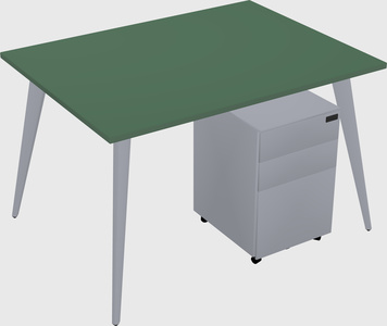 Modern rectangular office desk