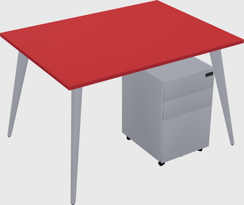 Modern rectangular office desk
