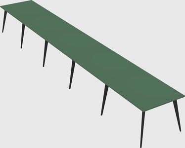 Modern rectangular office desk