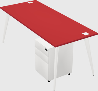 Bureau rectangulaire moderne