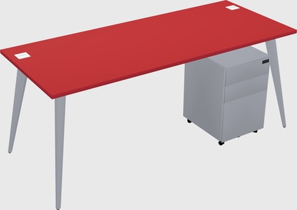 Bureau rectangulaire moderne