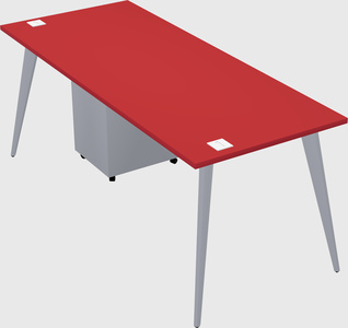 Bureau rectangulaire moderne