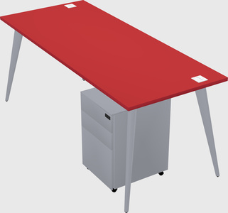 Bureau rectangulaire moderne