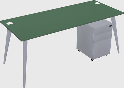 Modern rectangular office desk