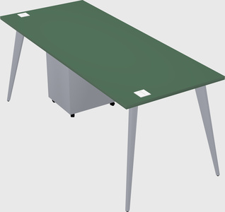 Modern rectangular office desk