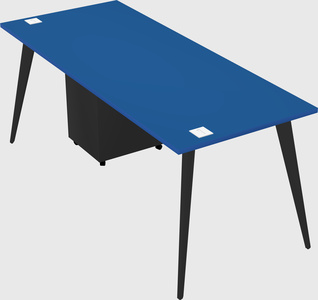 Bureau rectangulaire moderne