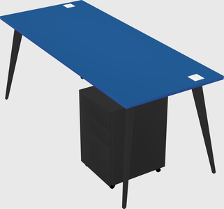 Bureau rectangulaire moderne