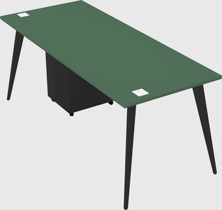 Bureau rectangulaire moderne