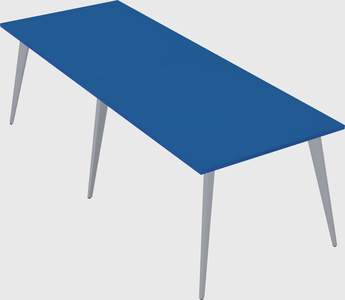 Bureau rectangulaire moderne
