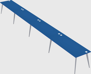 Modern rectangular office desk