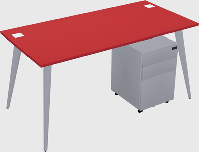 Bureau rectangulaire moderne