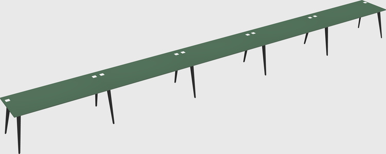 Modern rectangular office desk