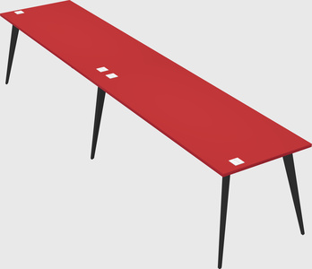 Bureau rectangulaire moderne